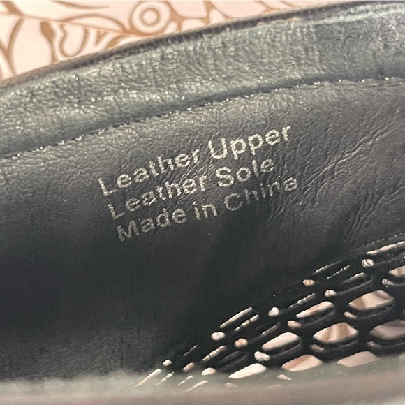 L.A.M.B. Platforms Stiletto Heels Net and leather materials - Picture 10 of 14